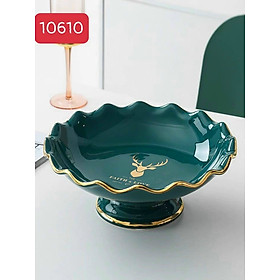 Mua Khay hươu sứ đựng hoa quả sang trọng  cao cấp