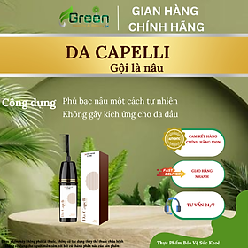 Gội Là Nâu Phủ Bạc Thảo Dược DA CAPELLI C 200ml