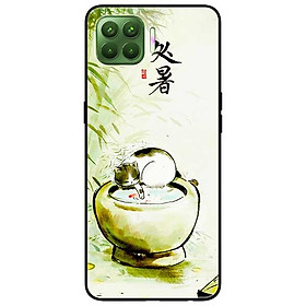 Ốp lưng dành cho Oppo A93 - F17 Pro mẫu Mèo Chậu Nước