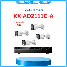 Mua TRỌN BỘ 4 CAMERA Kbvision A2111C4 THAY QUA MÃ KX-AD2111C-A + đầu ghi camera + ổ cứng đầy đủ phụ kiện - Hàng chính hãng