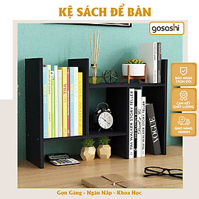 Kệ Sách Để Bàn Nhỏ Gọn, Tuỳ Chỉnh Kiểu Dáng, Phong Cách Tối Giản, Dễ Lắp Đặt Và Di Chuyển, Phủ Melamine Chống Nước, Dễ Vệ Sinh Thương HiệuGosashi-KSDB