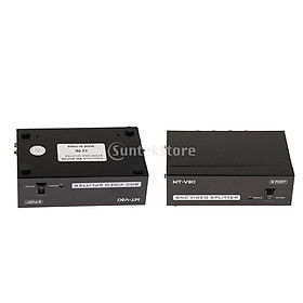 2Pieces  8 - Port  BNC  Composite  Video  Splitter  Adapter  for  Video