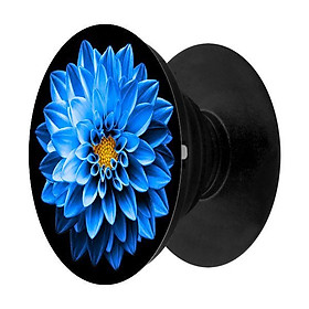 Mua Popsocket in dành cho điện thoại mẫu Hoa Xanh Nền Đen - Hàng chính hãng