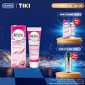 Kem Tẩy Lông Cho Da Thường Veet Silk Fresh 25G