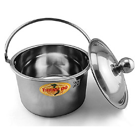 Xách Cơm Inox 304 Thành Đô ( Nồi Inox Có Quai ) đường kính 16cm