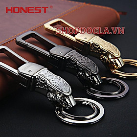 Mua Móc khóa Honest BCK2 648 đầu báo cao cấp mắt đính đá đựng hộp thiếc