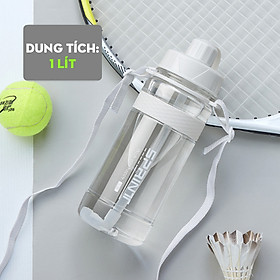 Mua Cốc nước tập gym dung tích 1 lít đầu vòi có tích hợp ống hút - Hàng chính hãng