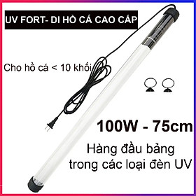 Đèn UV 100W Bóng Kép chất lượng cao, diệt tảo, diệt khuẩn cho bể cá, hồ cá, hồ thủy sinh siêu sạch( Trắng)