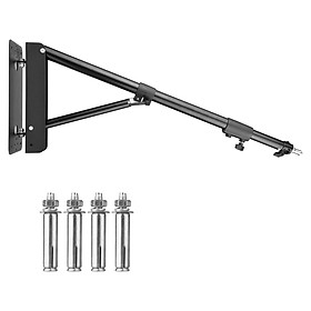 Wall Mounting Triangle Boom Arm Light Stand for Photography Strobe Light Monolight Softbox Reflector Ring Light