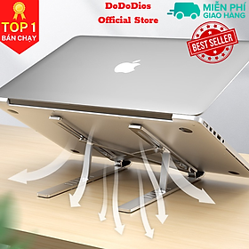 Mua Giá Đỡ Laptop DoDoDios 1X Để Bàn Dễ Dàng Gấp Gọn Hợp Kim Nhôm Cao Cấp Kèm Túi Vải Bảo Hành 12 Tháng - Hàng chính hãng DoDoDios