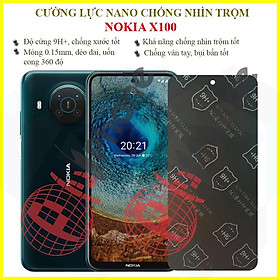 Dán chống nhìn trộm dành cho Nokia X100 - Dán cường lực dẻo nano 9H+