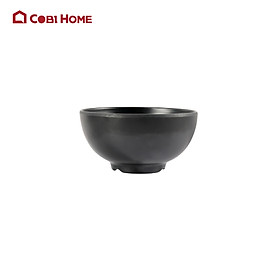 Mua Chén tròn  bát cơm tròn màu đen nhám ( 2 size)