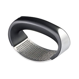 Poratble Stainless Steel Garlic Press Curved Multi-function Manual Garlic Grinder Home Kitchen Accessories