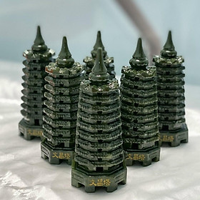 Mua Tháp Văn Xương đá ngọc Serpentine - cao 15cm ( có đế )