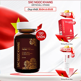 Viên uống Sắc Ngọc Khang ++ (120 viên) dòng cao cấp giúp chống lão hóa, giảm nám sạm và cân bằng nội tiết tố