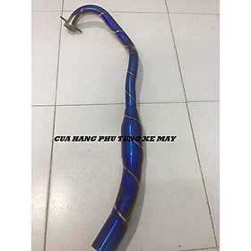 Cổ pô xe Exciter 135, Exciter 150, Winner 150, Winner X V2 V3 bầu hơi titan gắn pô độ họng 51mm
