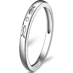 Nhẫn bạc nữ Hiểu Minh NU332