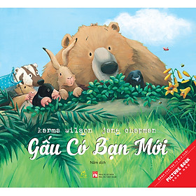 Sách tranh song ngữ Gấu có bạn mới - Ehomebooks