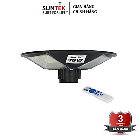 Đèn Sân Vườn Năng Lượng Mặt Trời SUNTEK SV05 Garden Solar Light 90W - Chiếu sáng 30 giờ liên tục | Tự động Bật/Tắt | Điều khiển Từ xa | Chống Nước/Bụi | Tuổi thọ đèn LED 50.000 giờ - Hàng Chính Hãng | Bảo hành 3 năm