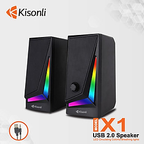 Mua Loa 2.0 kisonli X1 LED - Hàng chính hãng
