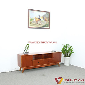 Mua Kệ Tivi Gỗ Tự Nhiên Hiện Đại Chân Cao Màu Xoan Đào Bền Bỉ Đẹp Giá Rẻ