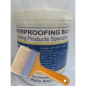 Mua Keo chống thấm trong suốt nhà tắm  nhà vệ sinh. Tặng kèm chổi quét sơn