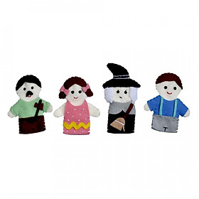 Bộ 4 Rối Ngón Tay Câu Chuyện Hansel và Gretel
