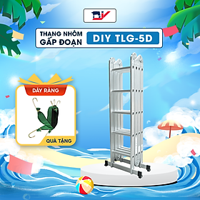 Mua Thang nhôm gấp đoạn DIY TLG-5D chiều cao sử dụng chữ A 2.8M chữ I 5.8M