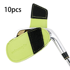 10x Golf Club Headcovers Golf Club Head Cover Wear Resistant Waterproof Golf Cue Protect Case Golf Head Covers Women Men Gift