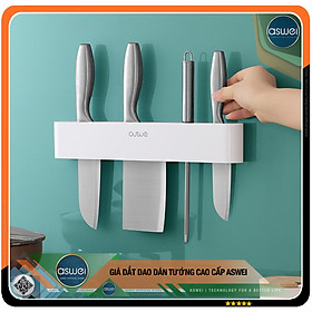 Mua Giá Dắt Dao ASWEI Chính Hãng - Kệ Giá Để Dao Kéo Nhà Bếp Dán Tường Tiện Lợi - Chất Liệu ABS Cao Cấp - Phong Cách Bắc Âu