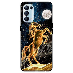 Ốp lưng dành cho Oppo Reno 5 mẫu Chú Ngựa Vàng