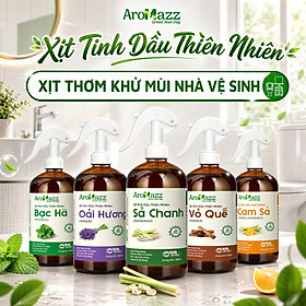 Xịt Khử Mùi Phòng Vệ Sinh Từ Tinh Dầu Thiên Nhiên , Khử Mùi Thơm Phòng Như Khách Sạn Spa 5 Sao Chai Lớn 300ml