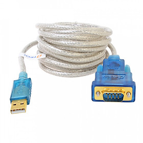 Cáp chuyển đổi usb to com rs232 chình hãng DTech DT-5051 dài 5m