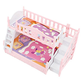 Doll House Furniture 17cm Dollhouse Accessories Bunk Beds  Child