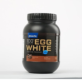 Bột Protein Tập Gym Lòng Trắng Trứng OVOVITA Chứa BCAAs Tăng Cơ, Giảm Mỡ - Hũ 560gr