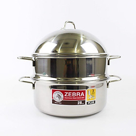 Mua Nồi hấp inox 304 nắp vòm Zebra 28cm - Thái Lan