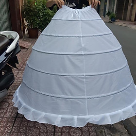 Tùng váy cưới 6 tầng Việt Nam thép cứng form chuẩn váy công chúa dùng cho váy lớn GiangPKC