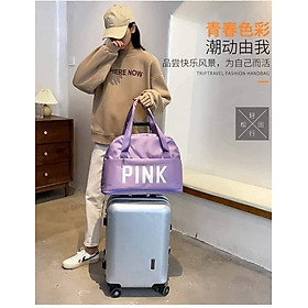 TÚI DU LỊCH PINK MẪU MỚI SIÊU TO, CÓ QUAI CÀI VALI KÉO TIỆN DỤNG