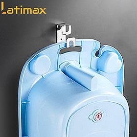 Mua Móc treo thau chậu dán tường Inox 304 Cao cấp Latimax MTC03 - Tặng kèm keo dán chuyên dụng siêu chắc