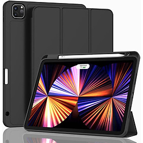 Bao da cho iPad Pro 11” M2/M1 Zaki Basic Cover có ngăn đựng bút - Hàng Chính Hãng