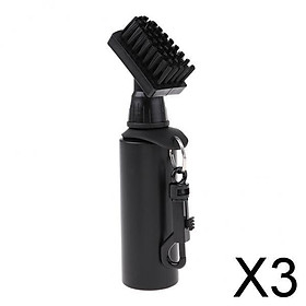 3xGolf Club Brush Golf Cleaning Brush Groove Self-Contained Water with Clip