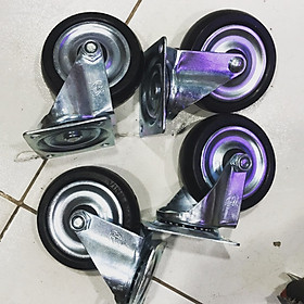 Mua Bánh xe su đen 7cm 8cm