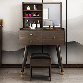 Mua Bộ bàn ghế trang điểm gỗ gụ cao cấp  bàn phấn gỗ gụ BAH055