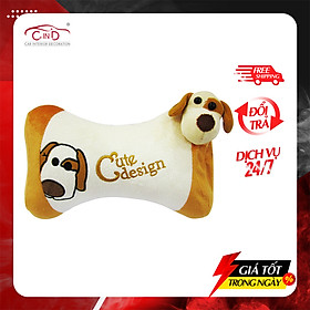Gối Tựa Đầu FOCUS Chó Mation FM-T02A Màu Kem