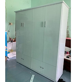 Tủ người lớn nhựa đài loan 4 cánh cao 185x164x50(TPHCM)