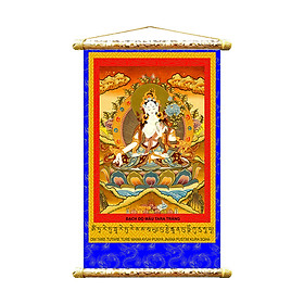 Tranh Phật giáo, Phật A Di Đà, Quan Âm, tam thánh, adida bằng vải trang trí phòng thờ