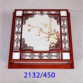Mua ĐÈN MÂM LED ỐP TRẦN CHẤT LIỆU GỖ TỰ NHIÊN TRANG TRÍ PHÒNG KHÁCH  PHÒNG THỜ  CUNG ĐIỆN