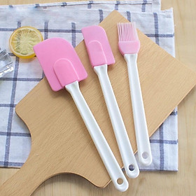 Bộ Chổi quét dầu và Phới Silicon 3 in 1 , dụng cụ làm bánh