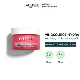 Kem dưỡng da cấp nước vượt trội Caudalie Vinosource-Hydra S.O.S Intense Moisturizing Cream 