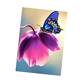 5D DIY Diamond Painting Embroidery Flower/Butterfly Mosaic Pictures Cross Stitch Kit for Home Wall Decor